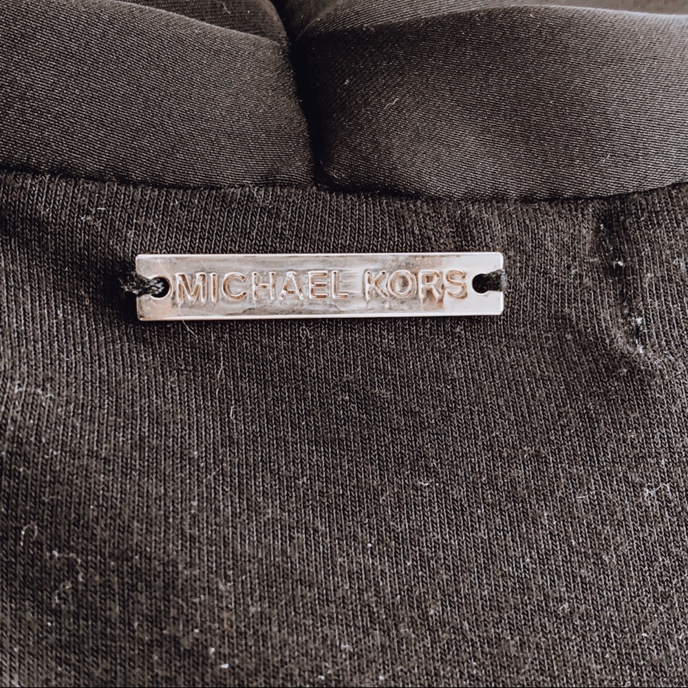 Michael Kors surplice blouse black long sleeve - Picture 2 of 6